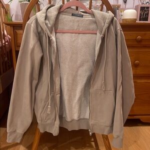 Brandy Melville tan hoodie